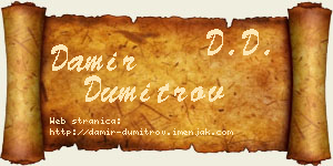Damir Dumitrov vizit kartica